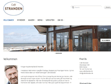 Tablet Screenshot of cafestranden.dk